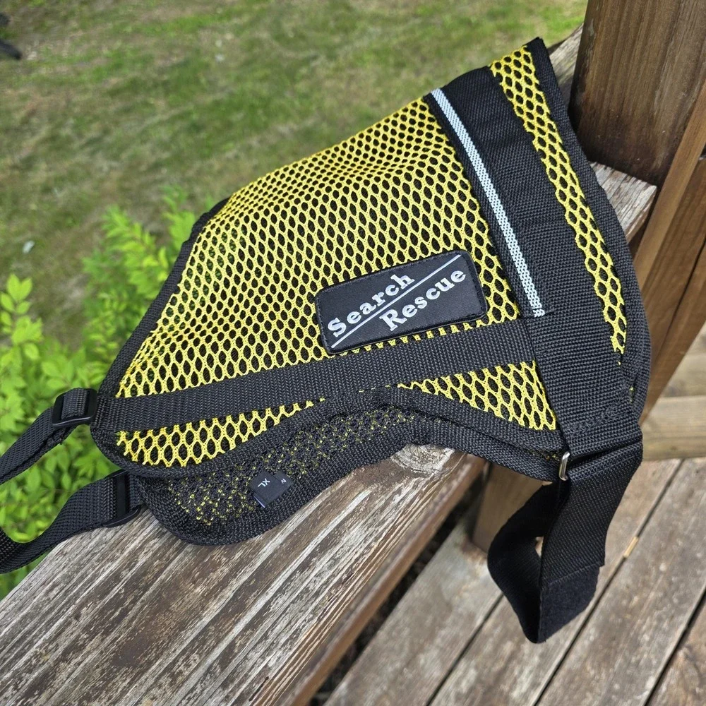 Search Rescue Mesh Dog Harness XL NWOT Training Working Dog Made In The USA!!!!!